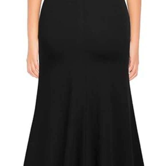 NWT WOOSEA Women's One Shoulder Sleeveless Split Bodycon Evening Cocktail - Picture 3 of 3